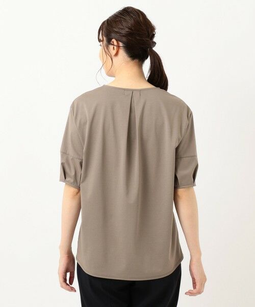 L size ONWARD(大きいサイズ) / エルサイズオンワード カットソー | 【消臭機能付き】プレーティングジャージー ボリュームスリーブ カットソー | 詳細10