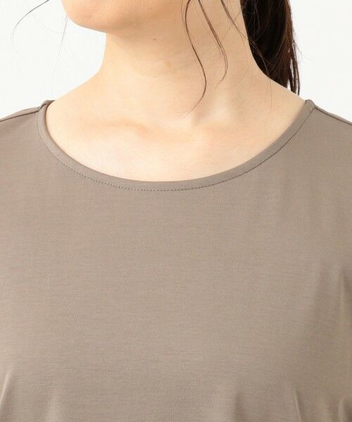 L size ONWARD(大きいサイズ) / エルサイズオンワード カットソー | 【消臭機能付き】プレーティングジャージー ボリュームスリーブ カットソー | 詳細11