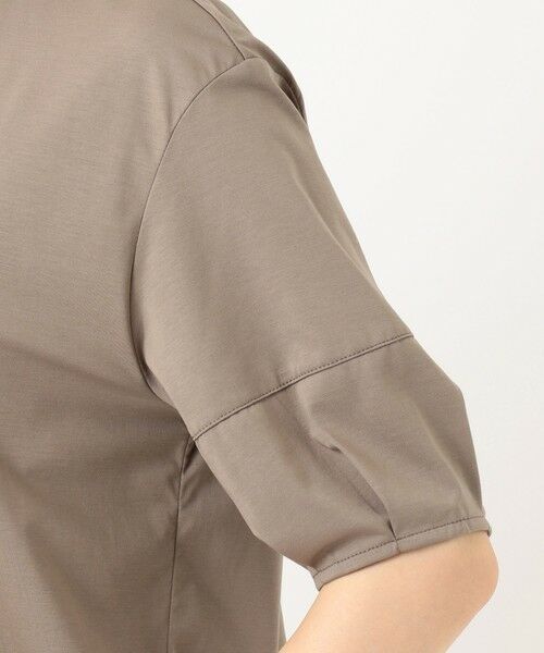 L size ONWARD(大きいサイズ) / エルサイズオンワード カットソー | 【消臭機能付き】プレーティングジャージー ボリュームスリーブ カットソー | 詳細12