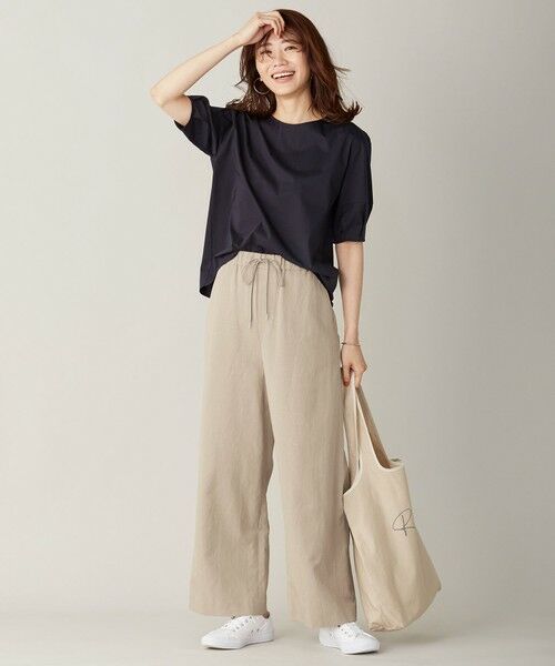 L size ONWARD(大きいサイズ) / エルサイズオンワード カットソー | 【消臭機能付き】プレーティングジャージー ボリュームスリーブ カットソー | 詳細23