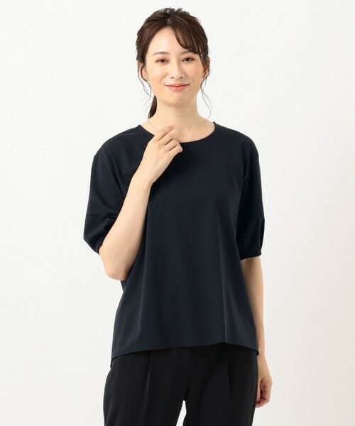 L size ONWARD(大きいサイズ) / エルサイズオンワード カットソー | 【消臭機能付き】プレーティングジャージー ボリュームスリーブ カットソー | 詳細24