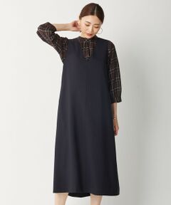 L size ONWARD(大きいサイズ) / エルサイズオンワード ロング・マキシ丈ワンピース | 【洗える】リラクシオンツイル ジャンパースカート