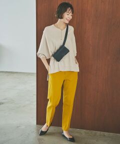 L size ONWARD(大きいサイズ) / エルサイズオンワード その他パンツ | 【新色追加！】吸水撥油 TRギャバ テーパードパンツ