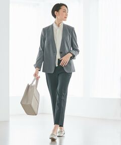 L size ONWARD(大きいサイズ) / エルサイズオンワード その他パンツ | 【新色追加！】吸水撥油 TRギャバ テーパードパンツ