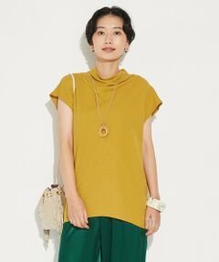 L size ONWARD(大きいサイズ) / エルサイズオンワード カットソー | 【マガジン掲載】 ハイツイストスムース　スリーブレスプルオーバー (番号CE22)