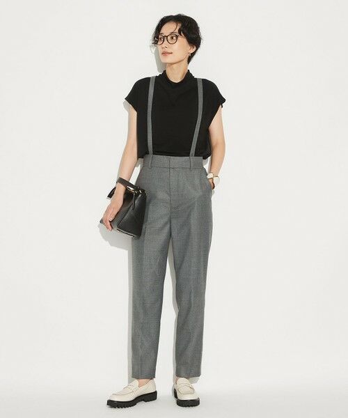 L size ONWARD(大きいサイズ) / エルサイズオンワード カットソー | 【マガジン掲載】 ハイツイストスムース　スリーブレスプルオーバー (番号CE22) | 詳細1