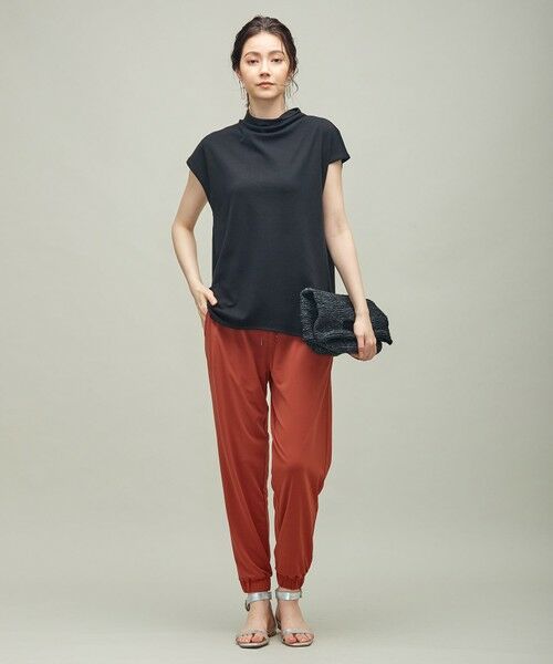 L size ONWARD(大きいサイズ) / エルサイズオンワード カットソー | 【マガジン掲載】 ハイツイストスムース　スリーブレスプルオーバー (番号CE22) | 詳細2