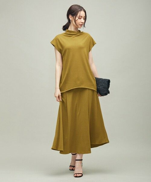 L size ONWARD(大きいサイズ) / エルサイズオンワード カットソー | 【マガジン掲載】 ハイツイストスムース　スリーブレスプルオーバー (番号CE22) | 詳細4