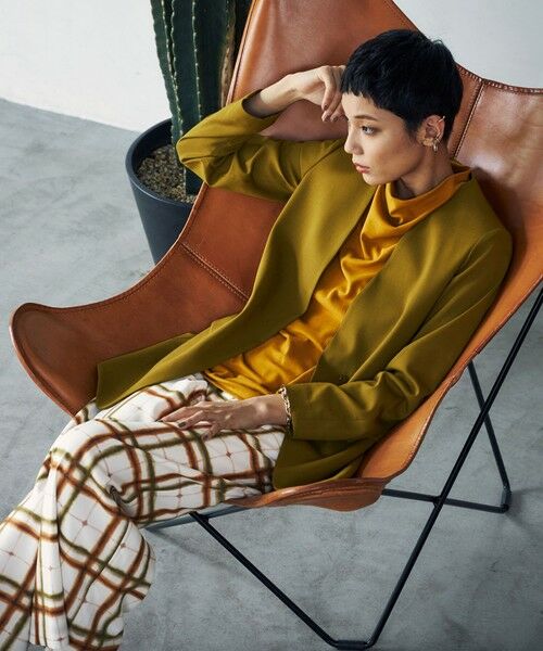 L size ONWARD(大きいサイズ) / エルサイズオンワード カットソー | 【マガジン掲載】 ハイツイストスムース　スリーブレスプルオーバー (番号CE22) | 詳細7