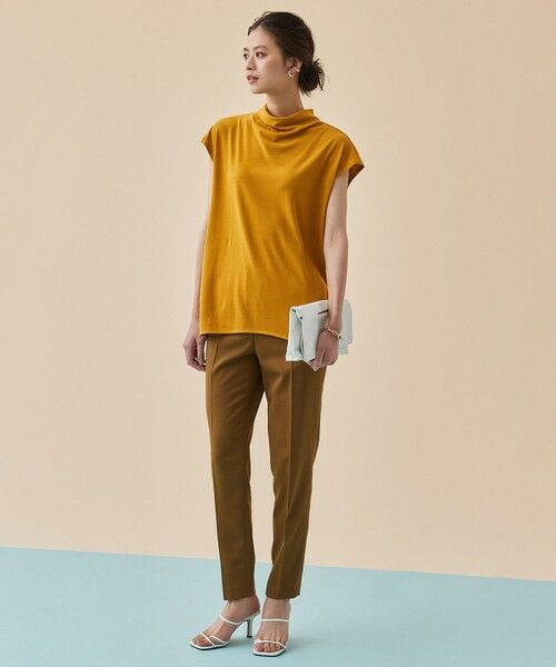 L size ONWARD(大きいサイズ) / エルサイズオンワード カットソー | 【マガジン掲載】 ハイツイストスムース　スリーブレスプルオーバー (番号CE22) | 詳細11