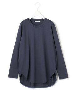 L size ONWARD(大きいサイズ) / エルサイズオンワード カットソー | 【洗える】 シンプルジャージー ロングスリーブTシャツ