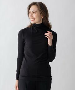 L size ONWARD(大きいサイズ) / エルサイズオンワード カットソー | テンセルカシミヤ ハイネックカットソー