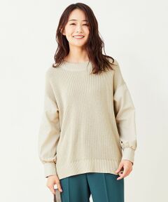 L size ONWARD(大きいサイズ) / エルサイズオンワード ニット・セーター | 【洗える】シャツコンビ レイヤード トップス