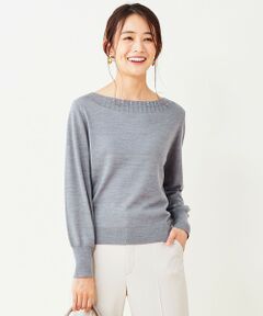 L size ONWARD(大きいサイズ) / エルサイズオンワード ニット・セーター | 【美人百花1月号掲載】ウールフェミニン プルオーバー