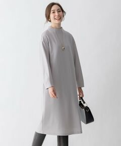 L size ONWARD(大きいサイズ) / エルサイズオンワード ロング・マキシ丈ワンピース | 【洗える】ウールジャージー ワンピース
