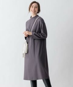 L size ONWARD(大きいサイズ) / エルサイズオンワード ロング・マキシ丈ワンピース | 【洗える】ウールジャージー ワンピース