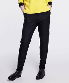 L size ONWARD(大きいサイズ) / エルサイズオンワード その他パンツ | 【マガジン掲載】 ウールサキソニー ジョグパンツ（番号CJ36）