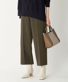 L size ONWARD(大きいサイズ) / エルサイズオンワード その他パンツ | 【WEB限定カラーあり・洗える】NEWESTバックピーチ ワイドパンツ