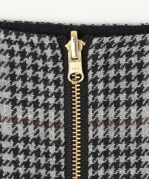 L size ONWARD(大きいサイズ) / エルサイズオンワード ミニ・ひざ丈スカート | 【リバーシブル】エアーファインウール リバー チェック スカート | 詳細11