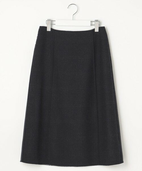 L size ONWARD(大きいサイズ) / エルサイズオンワード ミニ・ひざ丈スカート | 【リバーシブル】エアーファインウール リバー チェック スカート | 詳細13