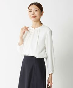 L size ONWARD(大きいサイズ) / エルサイズオンワード カットソー | 【洗える】シャドーストライプ カットソー