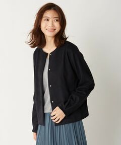 L size ONWARD(大きいサイズ) / エルサイズオンワード ブルゾン | 【洗える】スエードダンボール ブルゾン