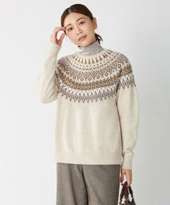 L size ONWARD(大きいサイズ) / エルサイズオンワード ニット・セーター | 【洗える】AIR WOOL FAIRILE ニット