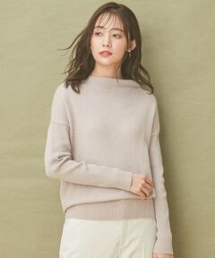 L size ONWARD(大きいサイズ) / エルサイズオンワード ニット・セーター | 【洗える】ラクーンタッチリブコンビ ニット