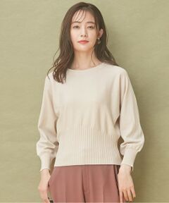 L size ONWARD(大きいサイズ) / エルサイズオンワード ニット・セーター | 【洗える】ドルマンウエストリブ ニット
