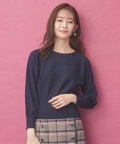 L size ONWARD(大きいサイズ) / エルサイズオンワード ニット・セーター | 【洗える】ドルマンウエストリブ ニット