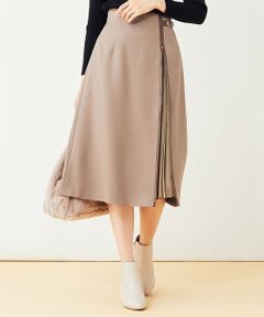 L size ONWARD(大きいサイズ) / エルサイズオンワード ミニ・ひざ丈スカート | 【美人百花11月号掲載】ハイウエスト2WAYレディ スカート