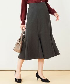 L size ONWARD(大きいサイズ) / エルサイズオンワード ミニ・ひざ丈スカート | 【洗える】ジャージーマーメイド スカート