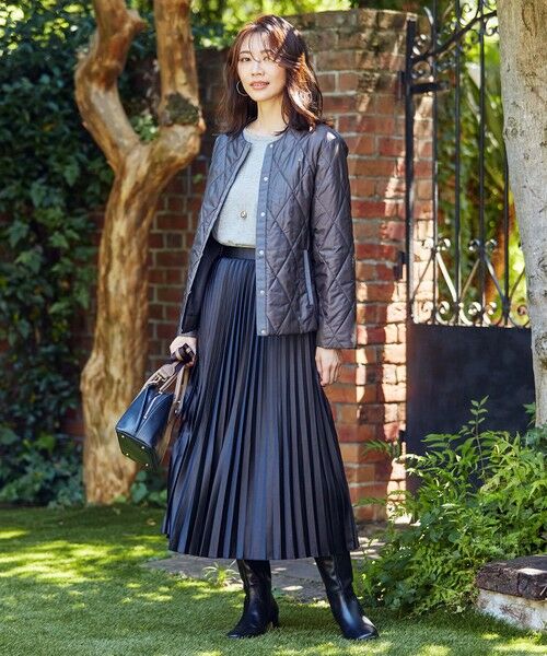 L size ONWARD(大きいサイズ) / エルサイズオンワード その他アウター | 30デニール高密度タフタ キルティングコート | 詳細1