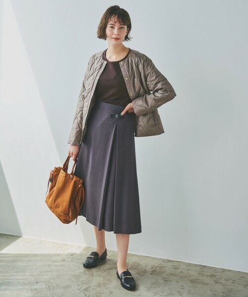 L size ONWARD(大きいサイズ) / エルサイズオンワード その他アウター | 30デニール高密度タフタ キルティングコート | 詳細11