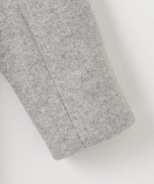 L size ONWARD(大きいサイズ) / エルサイズオンワード カットソー | 【洗える】WOOLLET ノーカラー ロングコート | 詳細7