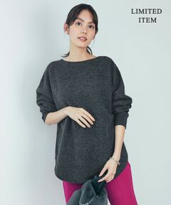 L size ONWARD(大きいサイズ) / エルサイズオンワード ニット・セーター | 【WEB＆一部店舗限定・10色展開】ウールナイロン フェルトタッチ ニット