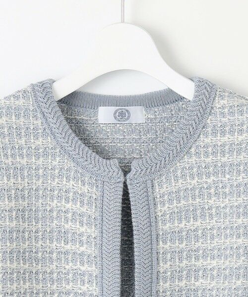 L size ONWARD(大きいサイズ) / エルサイズオンワード カーディガン・ボレロ | 【洗える・抗菌防臭】TWEED KNIT カーディガン | 詳細8