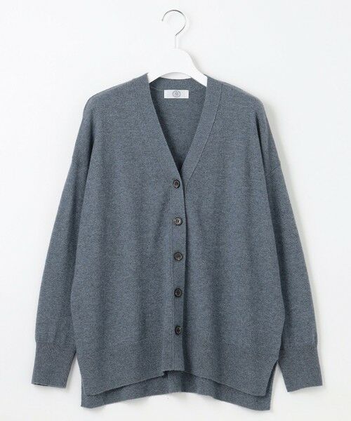 【洗える】CASHMERE BLEND Vネック カーディガン