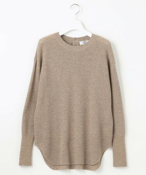 L size ONWARD(大きいサイズ) / エルサイズオンワード ニット・セーター | 【洗える】CASHMERE BLEND ラウンドヘム ワッフル ニット | 詳細17