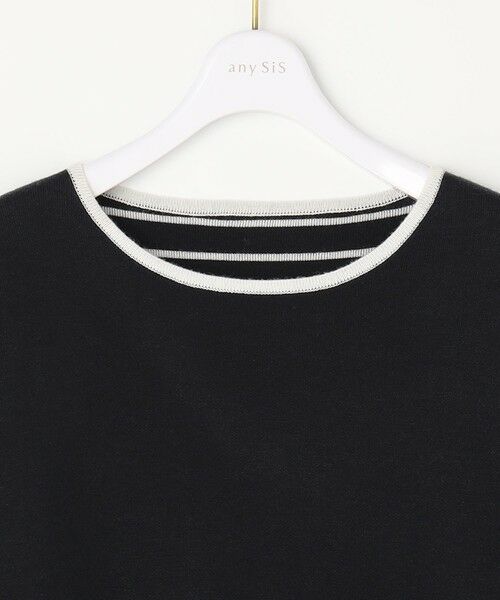 L size ONWARD(大きいサイズ) / エルサイズオンワード ニット・セーター | 【2WAY】リバーシブルボーダー ニット | 詳細14