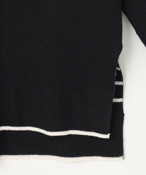 L size ONWARD(大きいサイズ) / エルサイズオンワード ニット・セーター | 【2WAY】リバーシブルボーダー ニット | 詳細15