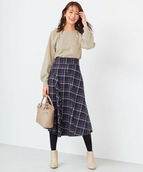 L size ONWARD(大きいサイズ) / エルサイズオンワード ニット・セーター | 【洗える】ボリュームスリーブプルオーバー ニット2 | 詳細6