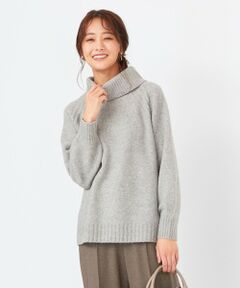 L size ONWARD(大きいサイズ) / エルサイズオンワード ニット・セーター | 【美人百花1月号掲載】ボトルネック ニット