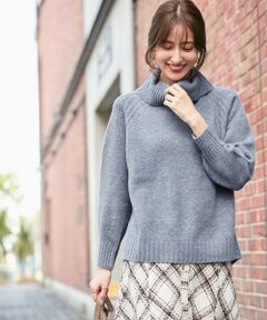 L size ONWARD(大きいサイズ) / エルサイズオンワード ニット・セーター | 【美人百花1月号掲載】ボトルネック ニット