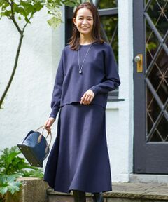 【洗える】RAYON STRETCH ニット セットアップ