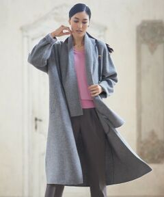 L size ONWARD(大きいサイズ) / エルサイズオンワード その他アウター | MANTECO リバーノーカラー コート (検索番号:JL23)