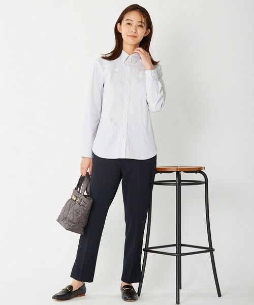 L size ONWARD(大きいサイズ) / エルサイズオンワード シャツ・ブラウス | 【洗える】SOMELOS JOYCE シャツカラー ブラウス | 詳細1