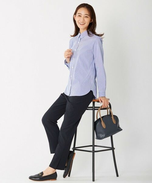 L size ONWARD(大きいサイズ) / エルサイズオンワード シャツ・ブラウス | 【洗える】SOMELOS JOYCE シャツカラー ブラウス | 詳細13