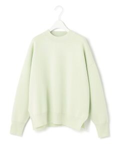 L size ONWARD(大きいサイズ) / エルサイズオンワード ニット・セーター | 【洗える】シルケットコットンスムース モックネック ニット