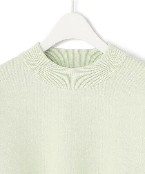 L size ONWARD(大きいサイズ) / エルサイズオンワード ニット・セーター | 【洗える】シルケットコットンスムース モックネック ニット | 詳細1